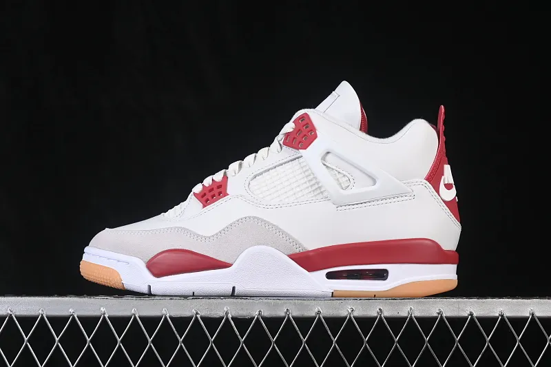 All categories Air Jordan Jordan series basketball shoes Air Jordan 4 LJR version Nike SB x Air Jordan 4 OG "Varsity Red" AJ4 Joe 4 University Red DR5415-106